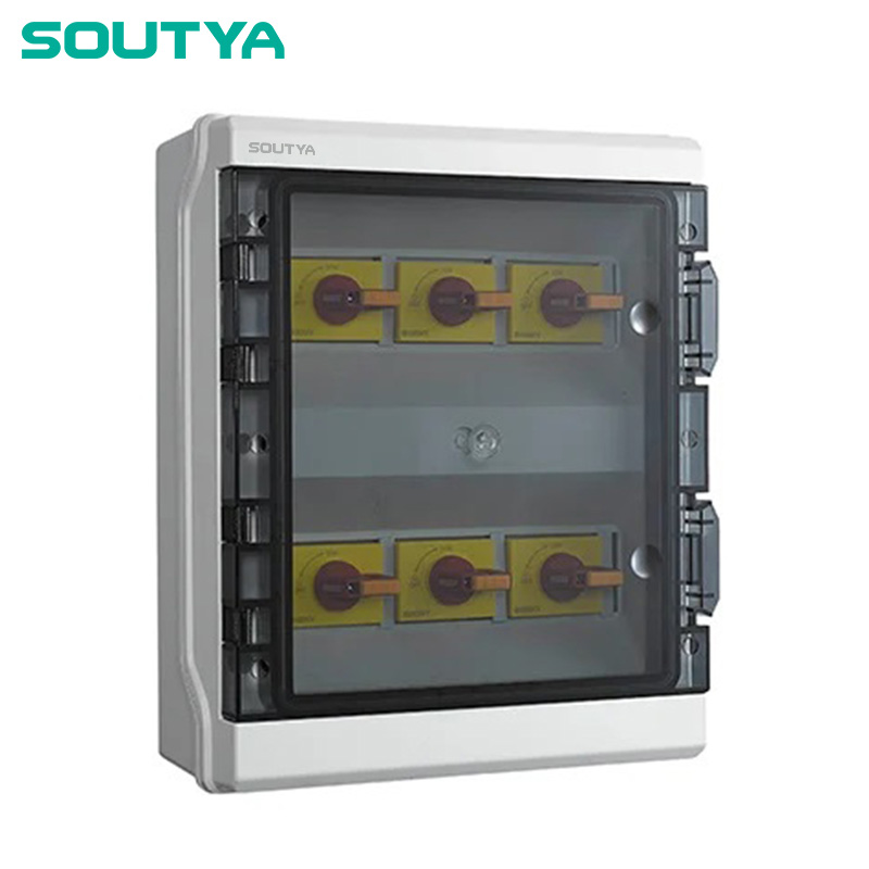 DC izolyator qutusu IP65 Əlavə altı iplik